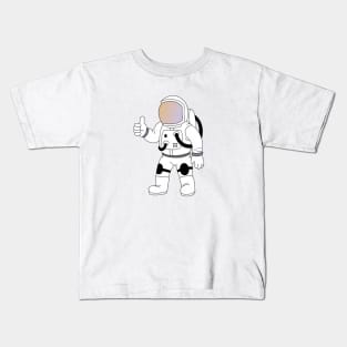 Space Astronaut Thumbs Up Kids T-Shirt